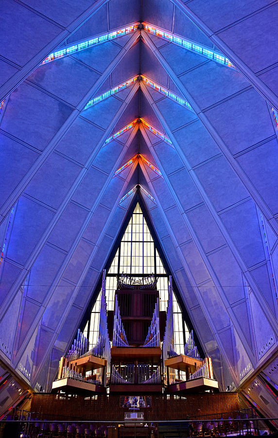 Air Force Chapel Interior Study 6 Photograph by Robert Meyers-Lussier