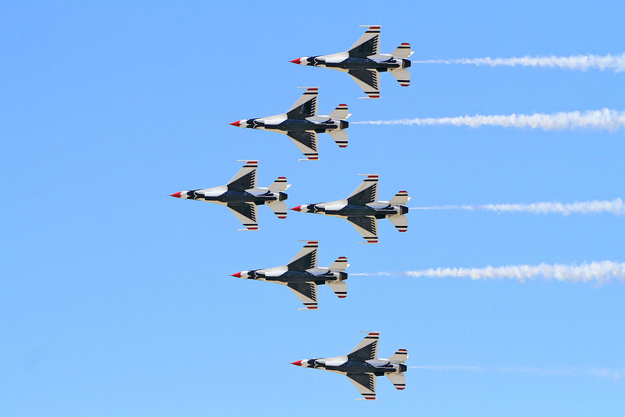 Air Force Delta Formation Photograph by Shoal Hollingsworth