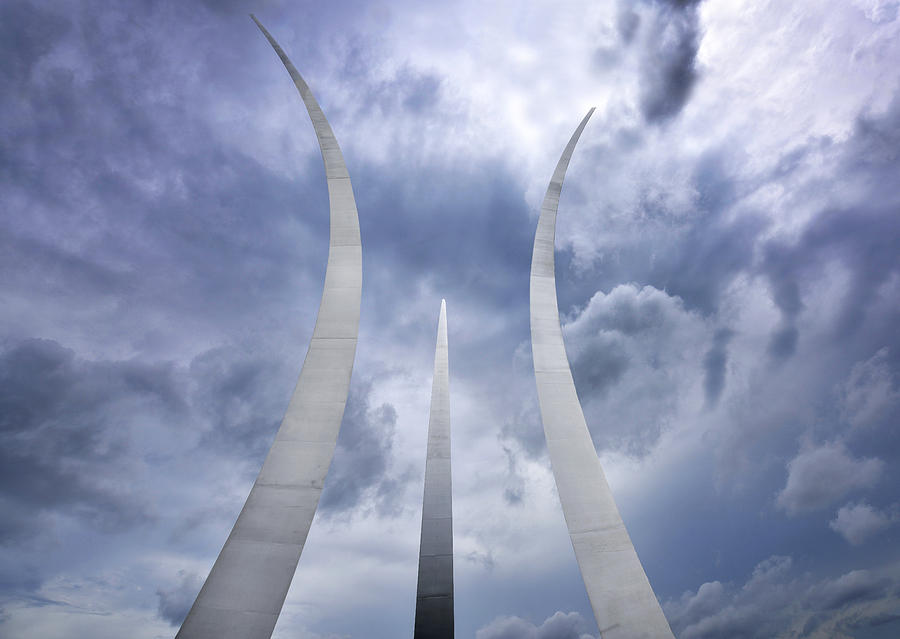 Air Force Memorial - Arlington Virginia Photograph by Brendan Reals