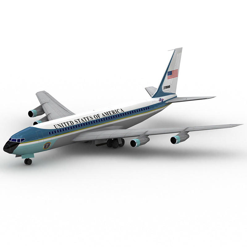 Airplane Digital Art - Air Force One - 707 by John Hoagland