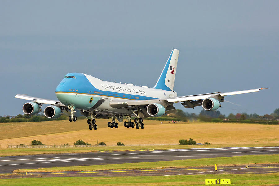 Air Force One Photograph by Derek Beattie | Fine Art America