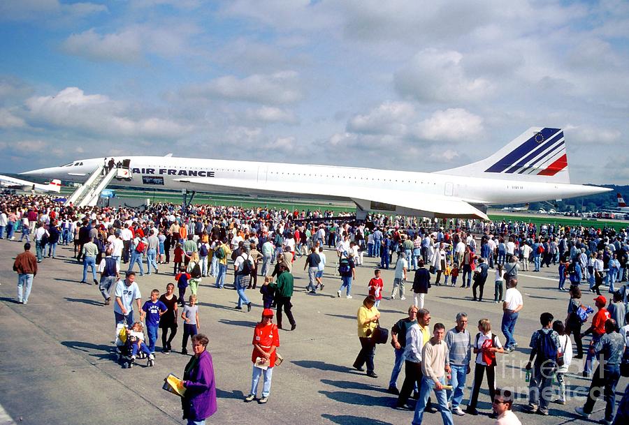 Air France Aerospatiale BAe Concorde Photograph by Vintage Collectables