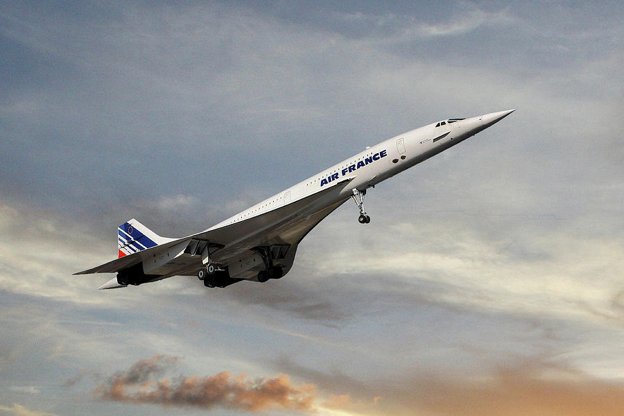 Air France Concorde 122 Photograph by Smart Aviation - Pixels