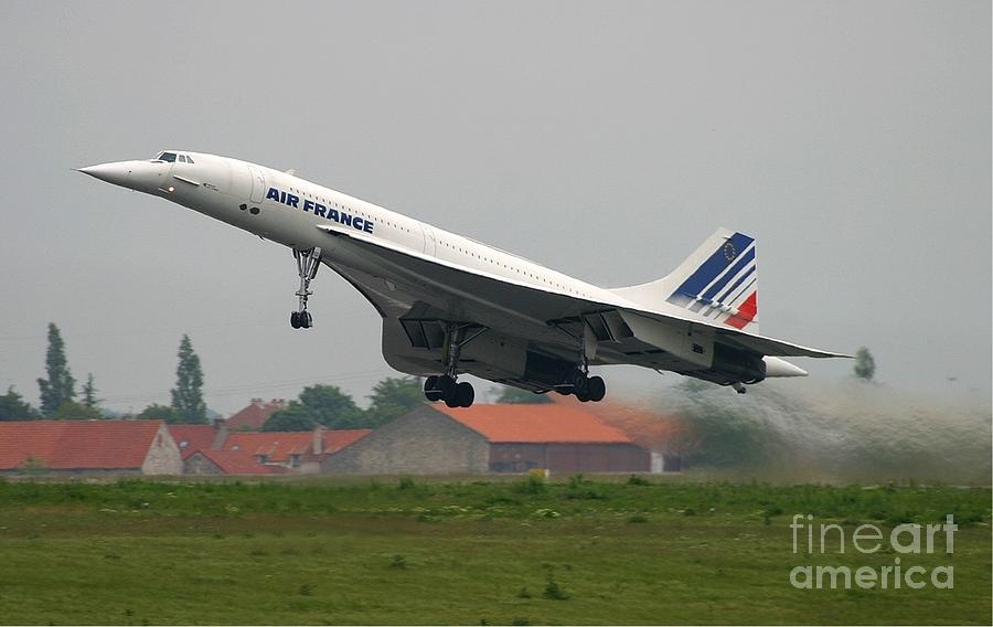 Air France Concorde taking of Photograph by Vintage Collectables