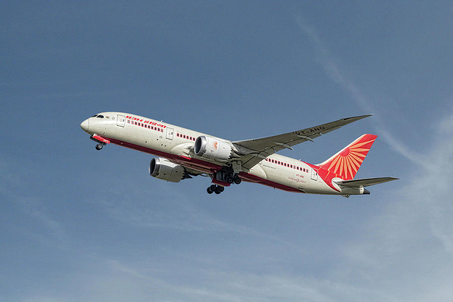 Air India Mixed Media - Air India Boeing 787-8 Dreamliner by Smart Aviation