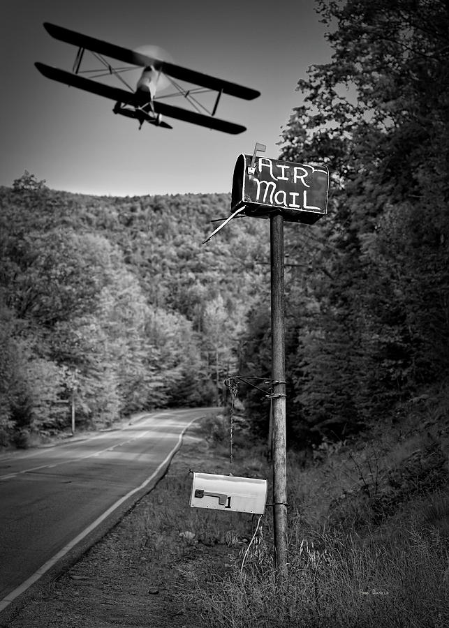 Air Mail Delivery Maine Style Photograph by Bob Orsillo