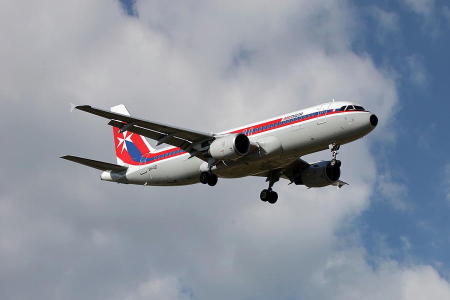Airbus Photograph - Air Malta Airbus A320-214 5 by Smart Aviation Airbus Photograph - Air Malta Airbus A320-214 5 by Smart Aviation