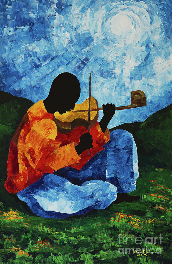 Music Painting - Air on the G String II by Patricia Brintle