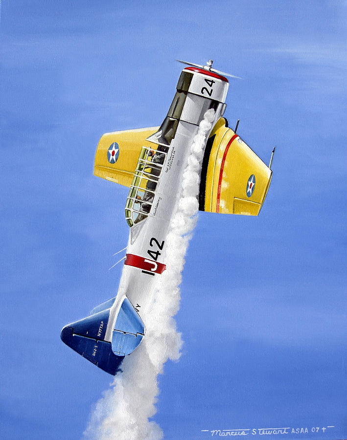 Military Painting - Air Show by Marc Stewart Military Painting - Air Show by Marc Stewart