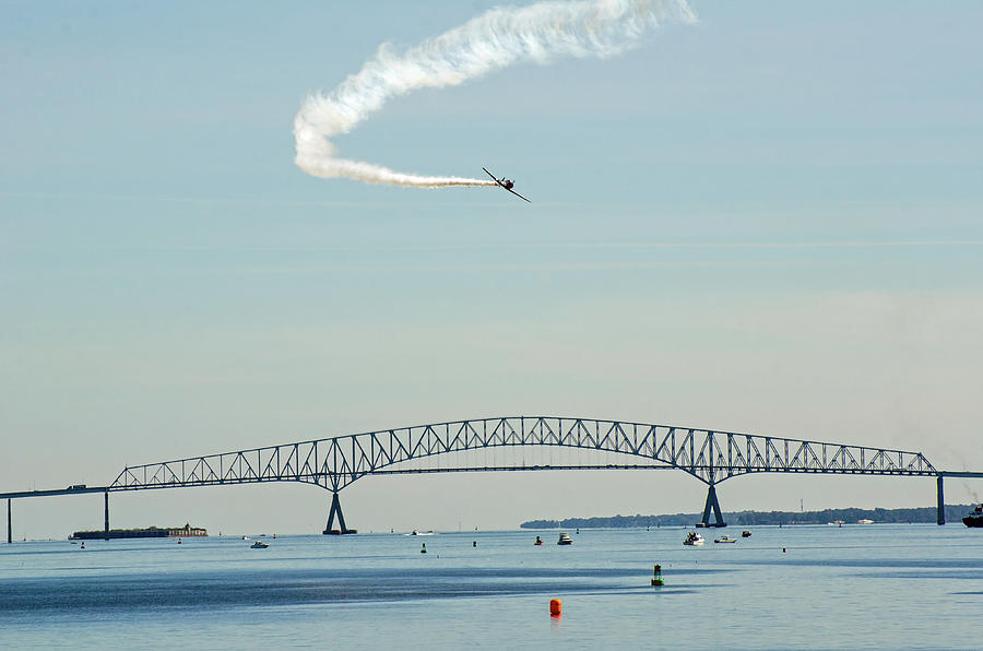 Air Show over Key Bridge Photograph by Craig Fildes Pixels