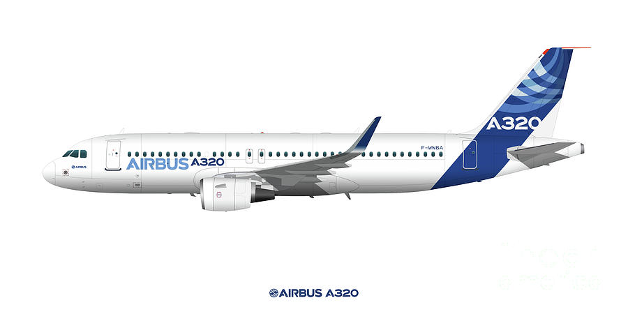 Airbus a320 рисунок