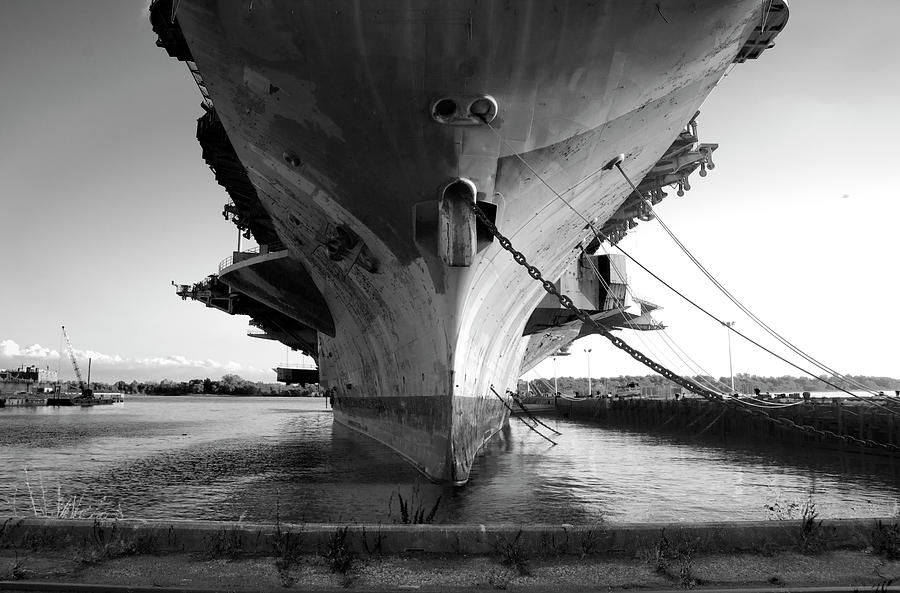 Boat Photograph - Aircraft Carrier by Seth Love