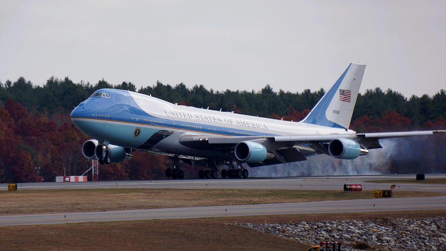 Airplane Photograph - AirForce One by Brooke Bowdren