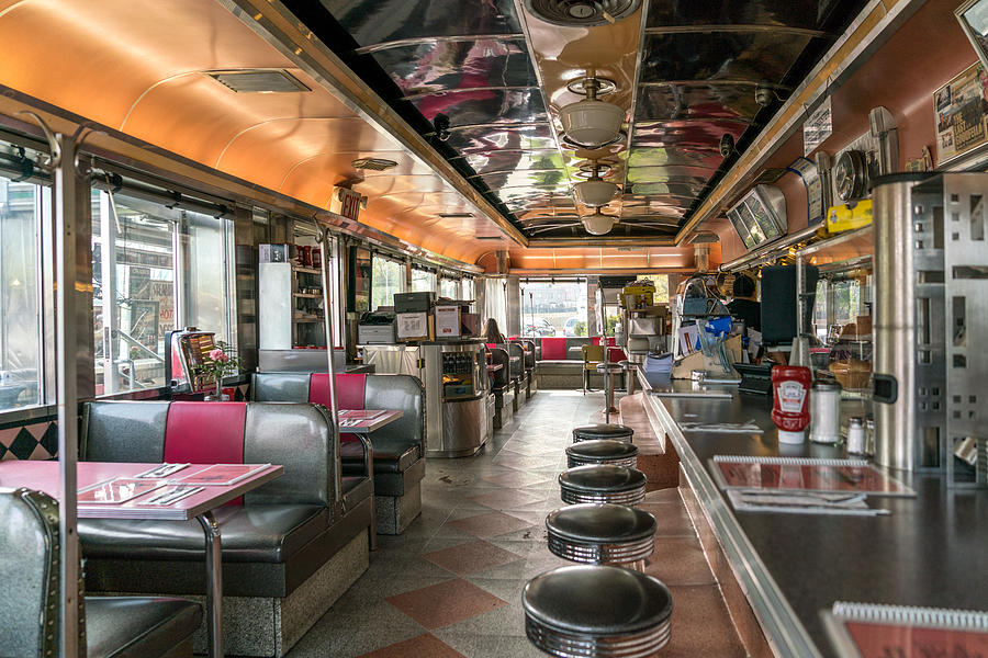 Diner Photograph - Airline Diner by Alexis Fleisig