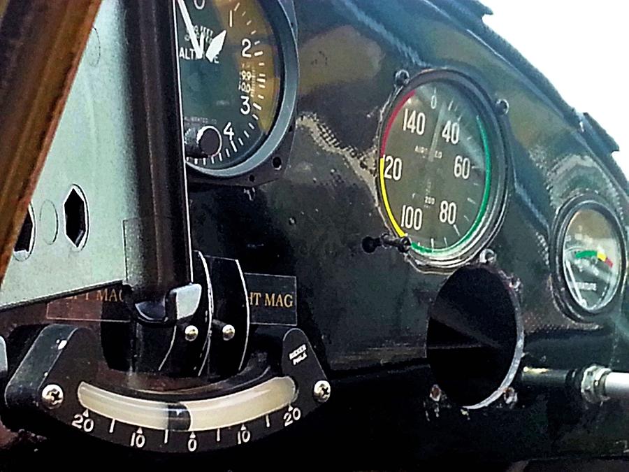 Airplane Cockpit Photograph