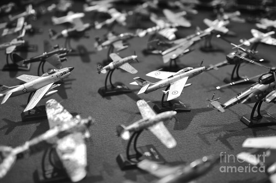 Airplane Collection - Black and White Photograph by Stefano Senise
