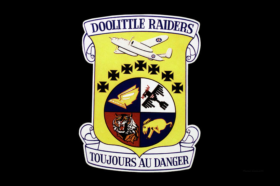 Airplanes Military Doolittle Raiders Decal Mixed Media by Thomas Woolworth