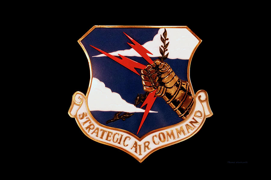 Airplanes Military Strategic Air Command Decal Mixed Media by Thomas Woolworth