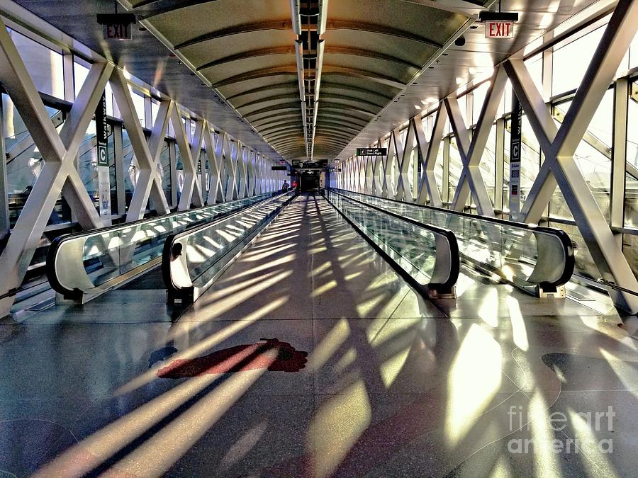 Airport Abstract Digital Art by Marnie Malone - Fine Art America