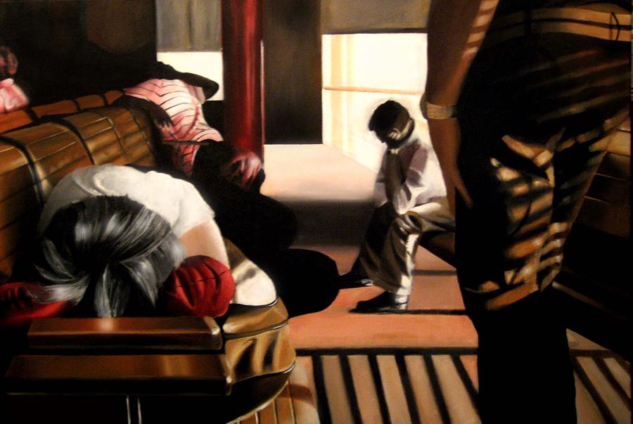 Airport Painting - Airport II by Erin Rothstein Airport Painting - Airport II by Erin Rothstein