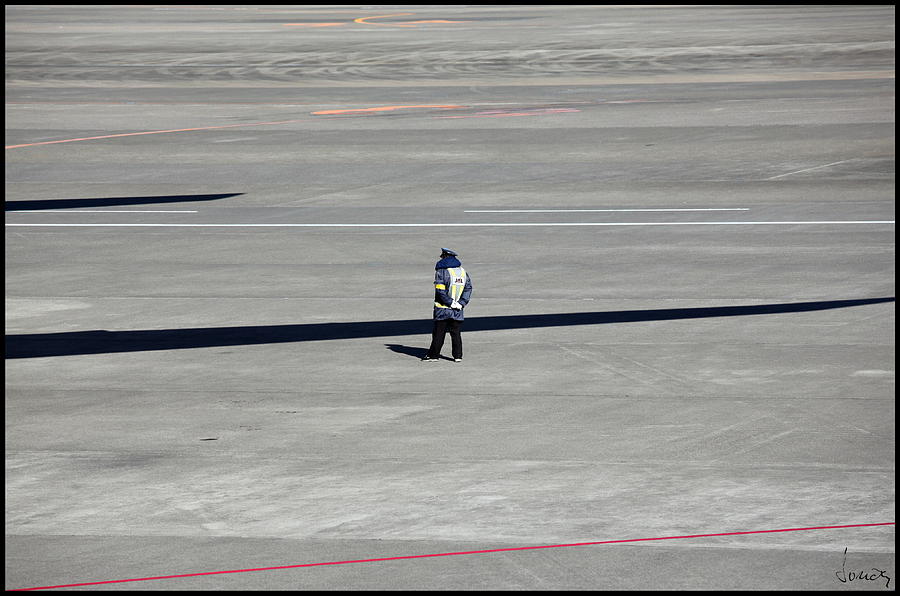Airport shadows Photograph by Boris Loncar