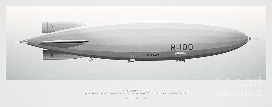 Airship R100 Drawing
