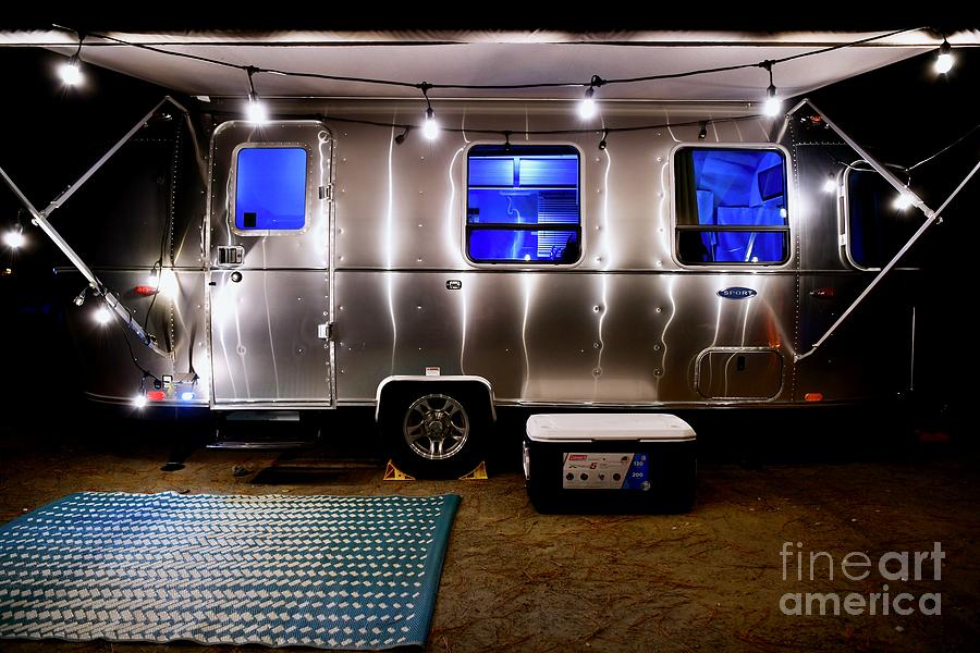 Vintage Photograph - Airstream Sport by JL Images