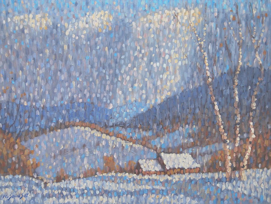 Airyhill Flurries Painting by Len Stomski