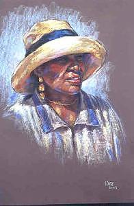Portrait Painting - Aisha by Tina Siddiqui Portrait Painting - Aisha by Tina Siddiqui