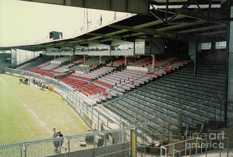 Ajax Amsterdam - De Meer Stadion - South Side Main Grandstand 2 - April 1996 Photograph by Legendary Football Grounds