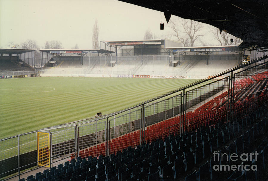 Ajax Amsterdam - De Meer Stadion - West End Terrace - April 1996 Photograph by Legendary Football Grounds