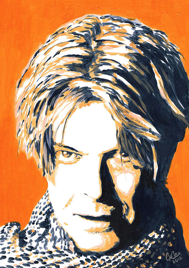 David Bowie Painting - AKA Bowie by Chris Cox