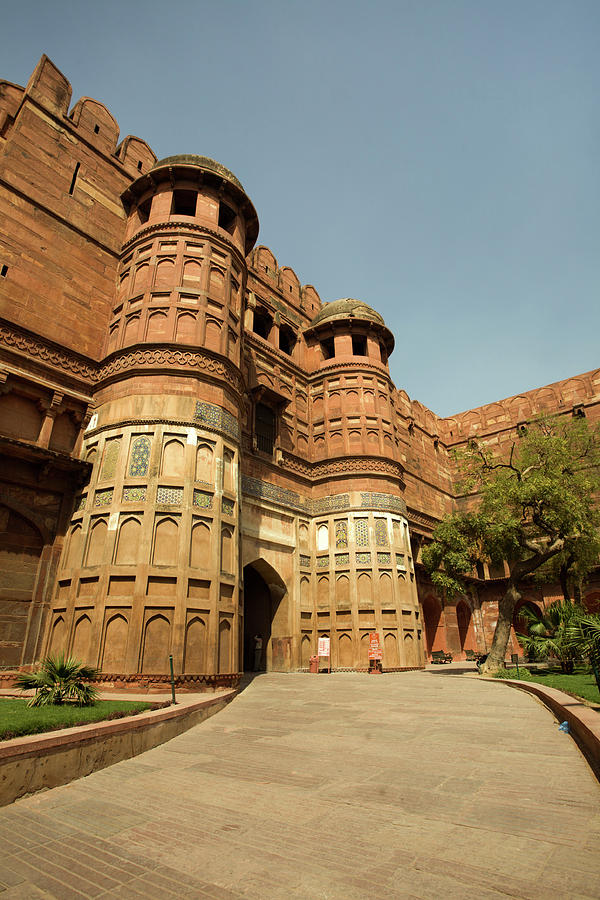Akbar Gate in Agra Fort Photograph by Aivar Mikko