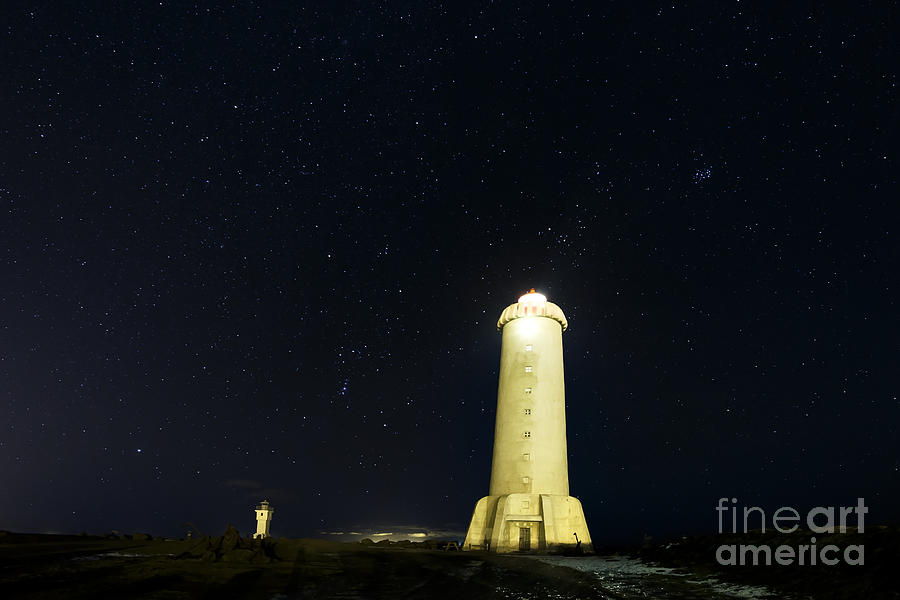 Akrane lighthouse Photograph by Gunnar Orn Arnason