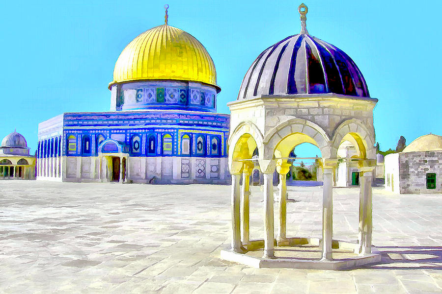 Al Aqsa Domes Photograph by Munir Alawi
