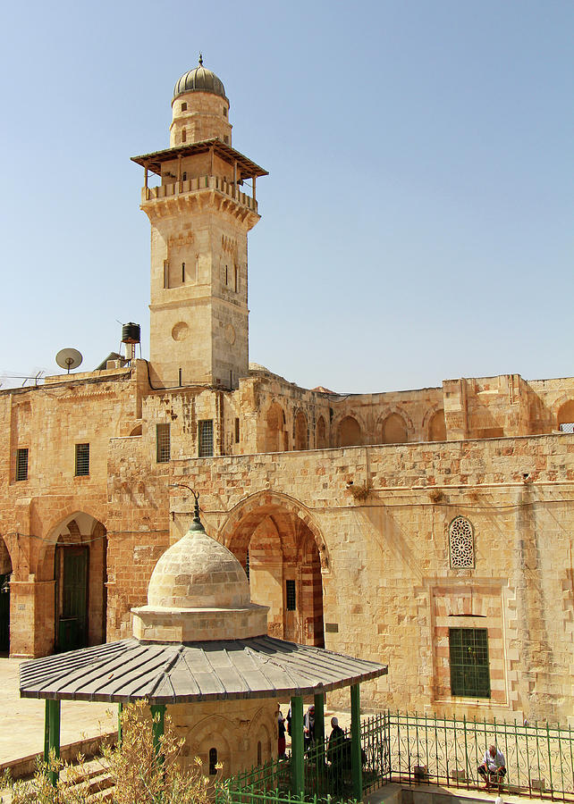 Al Aqsa Minaret Photograph by Munir Alawi