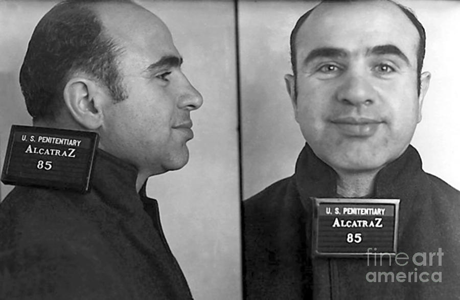 Al Capone Alcatraz Mugshot Photograph by Jon Neidert