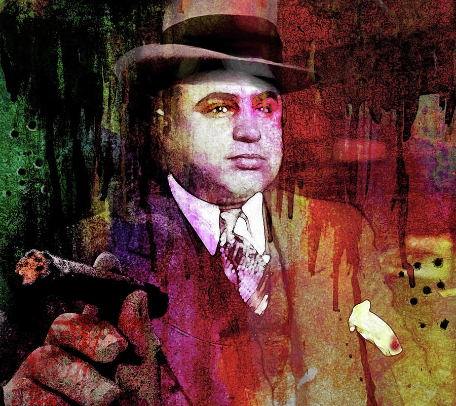 Al Capone Digital Art by Mal Bray