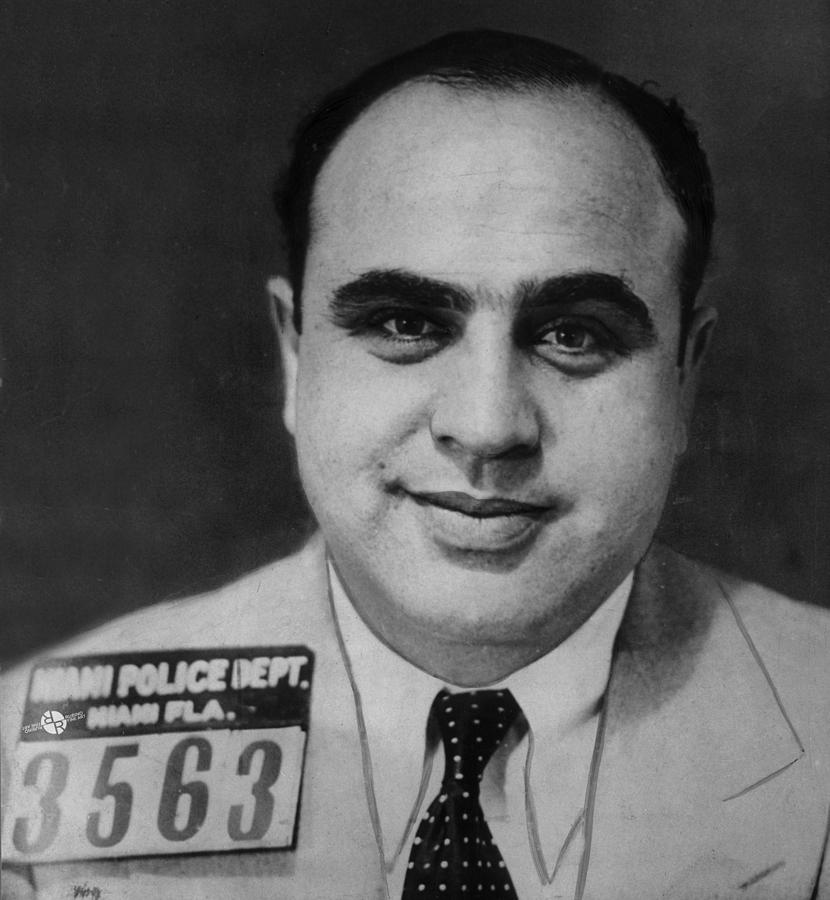 Al Capone Mug Shot 1931 Vertical Photograph by Tony Rubino