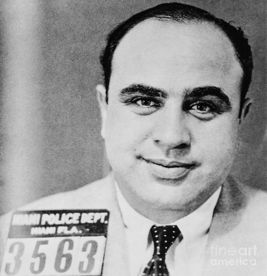 Al Capone Mugshot Miami FL Photograph by Jon Neidert