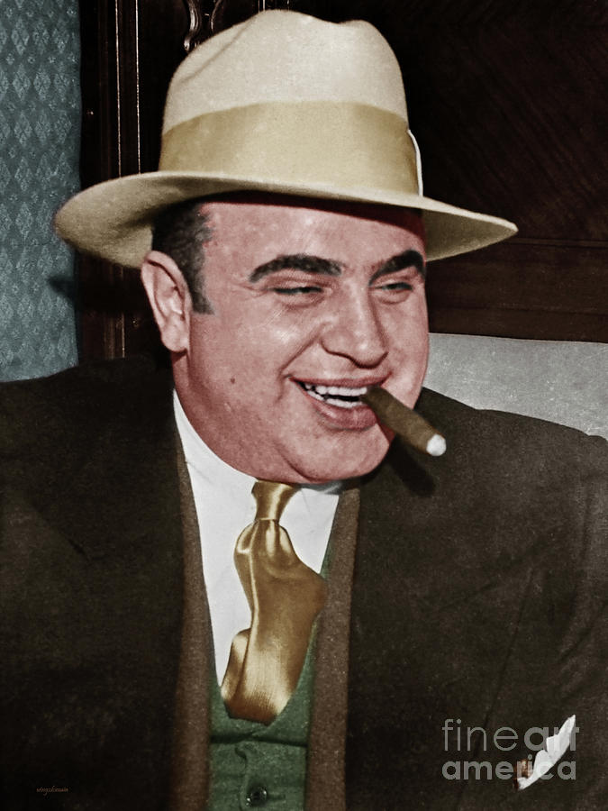 Al Capone Scarface Mafia Crime Boss 20170628 Photograph by Wingsdomain Art and Photography