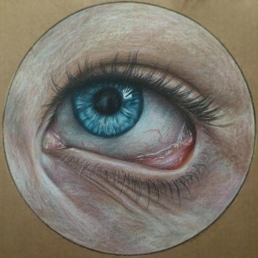 Большой глаз рисунок