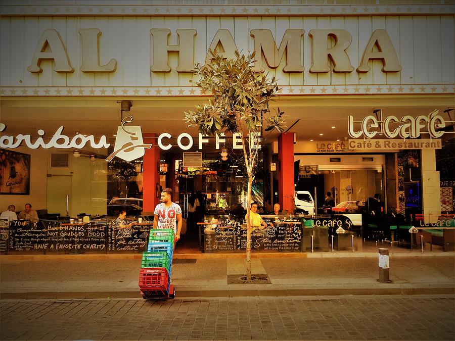 Al Hamra Coffee Shop in Beirut  Photograph by Funkpix Photo Hunter