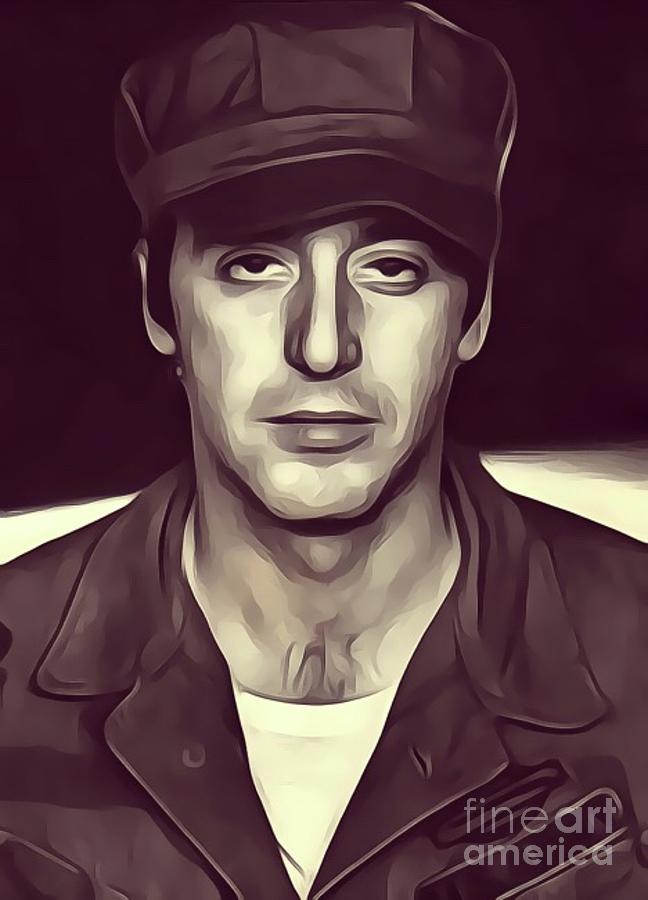 Al Pacino Digital Art - Al Pacino, Actor by Esoterica Art Agency