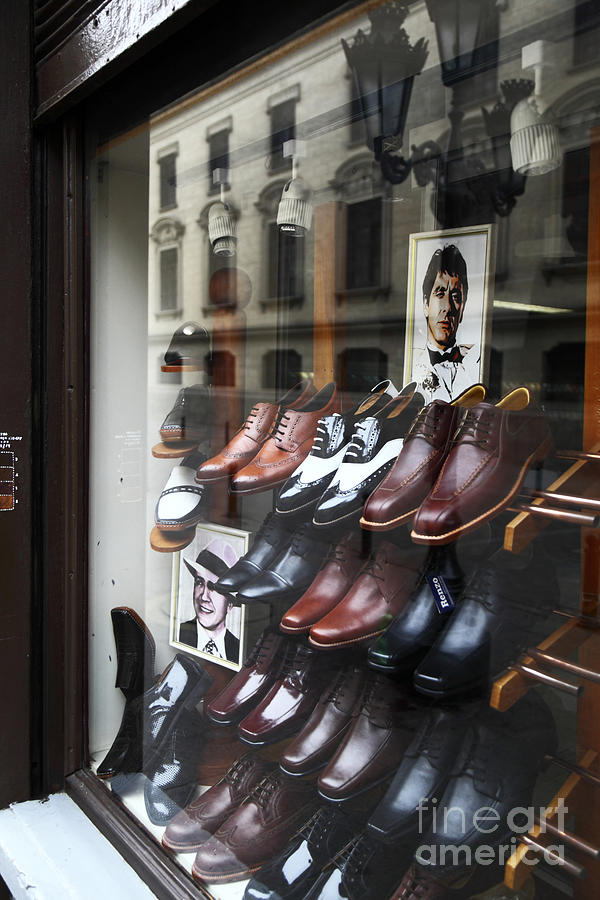 Al Pacinos Shoe Collection Photograph by James Brunker