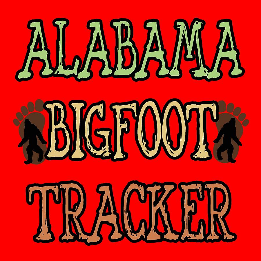 Alabama Bigfoot Tracker Digital Art by David G Paul