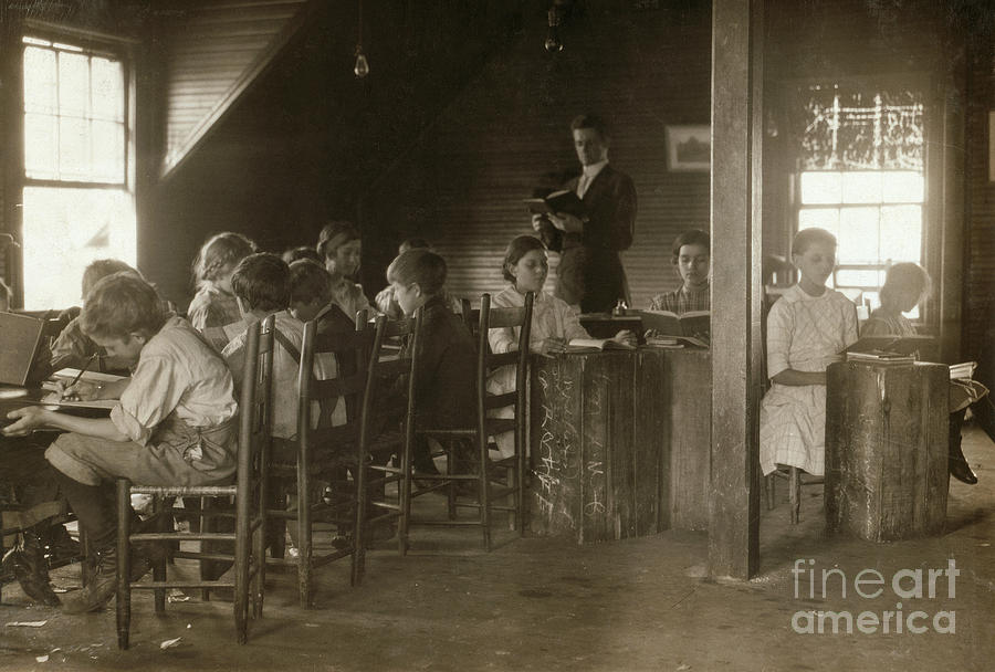Huntsville Photograph - Alabama: Classroom, 1913 by Granger