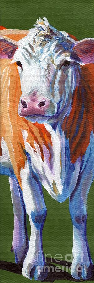 Alabama Cow Painting by Pat Burns