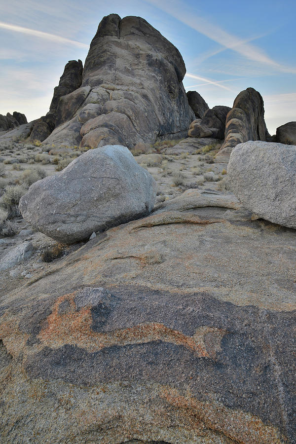 Alabama Hills Boulders at Dusk Photograph by Ray Mathis