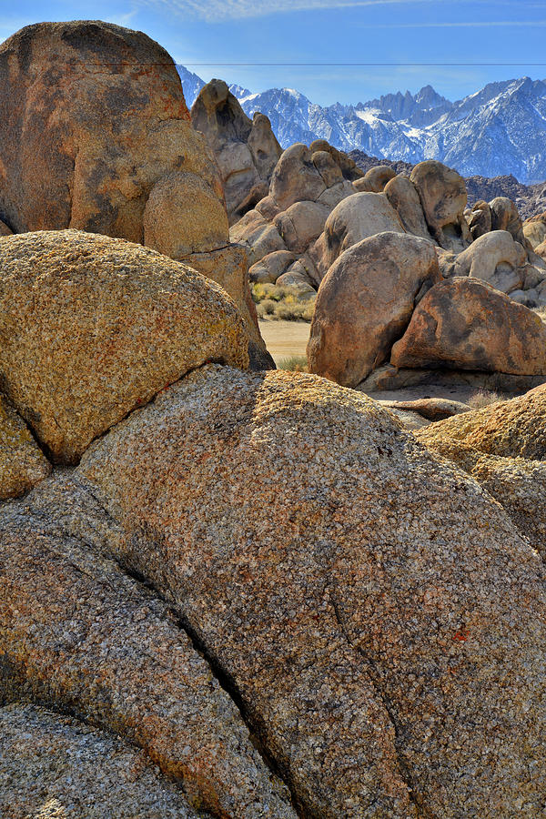 Alabama Hills Boulders near Lone Pine Photograph by Ray Mathis